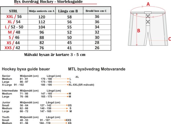 MTL Byx överdrag Hockey sublimations tryck. - Bild 13