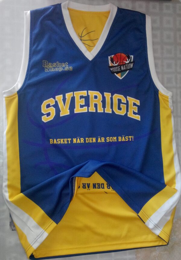 Basket matchtröja vändbar – Två tröjor i en!