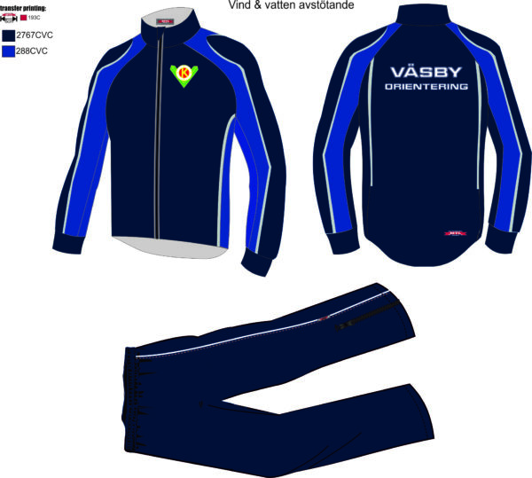Orienterings overall till klubb. Min. order 25st.